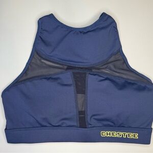 The Chestee  “Back Me UP” Sports Bra- Sapphire Blue